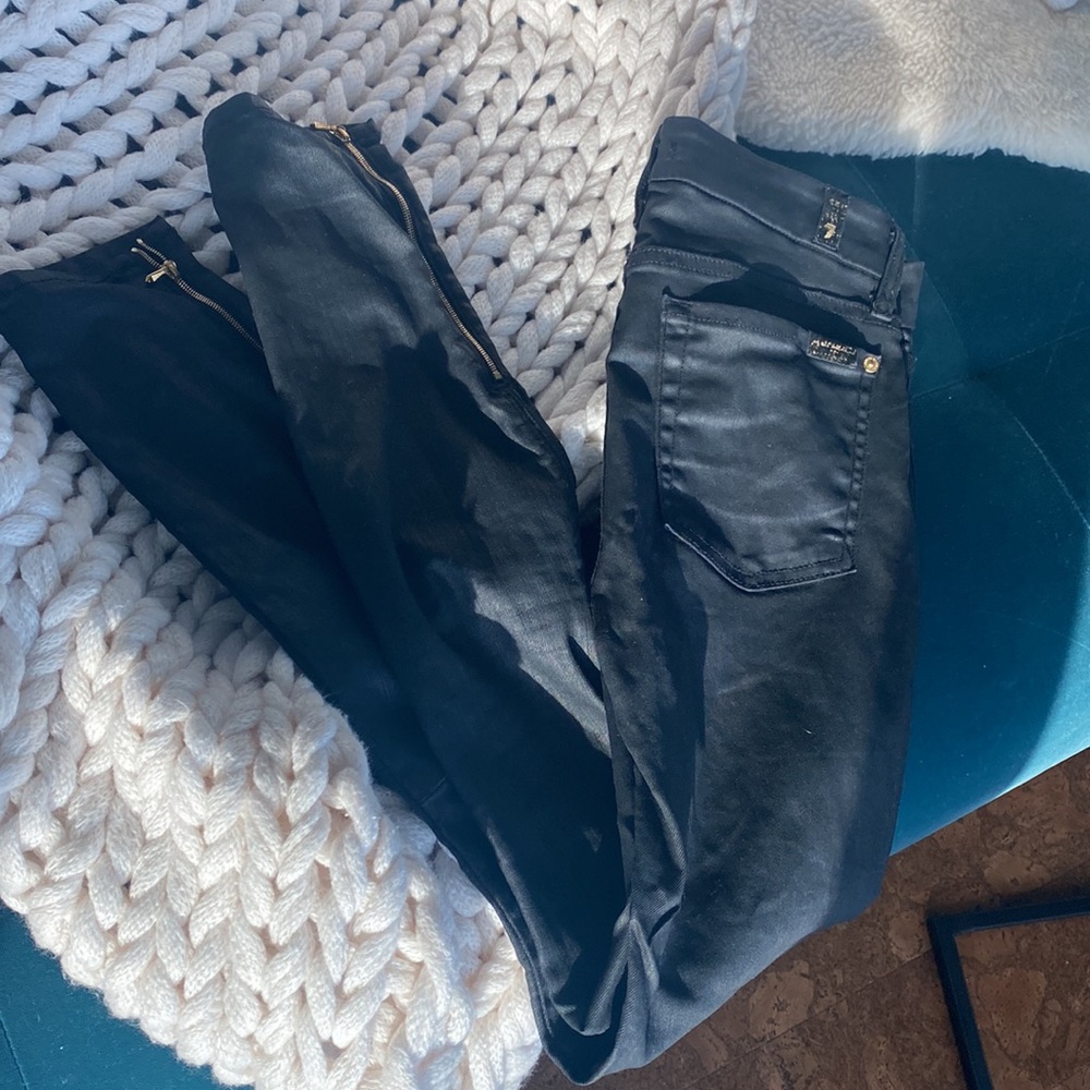 Waxed Rocket High Rise Sz 27 - Picture 4 of 10
